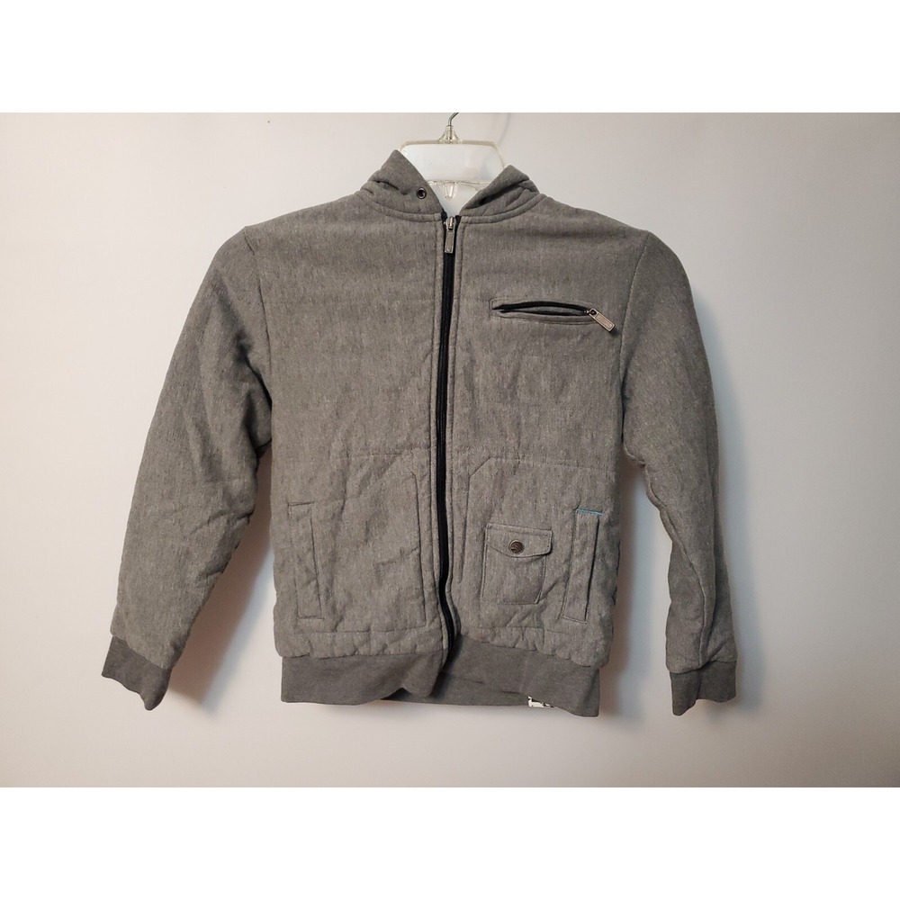 Shaun‎ White Grey Womens Medium Coat Jacket Gray Full Zipper Hooded
